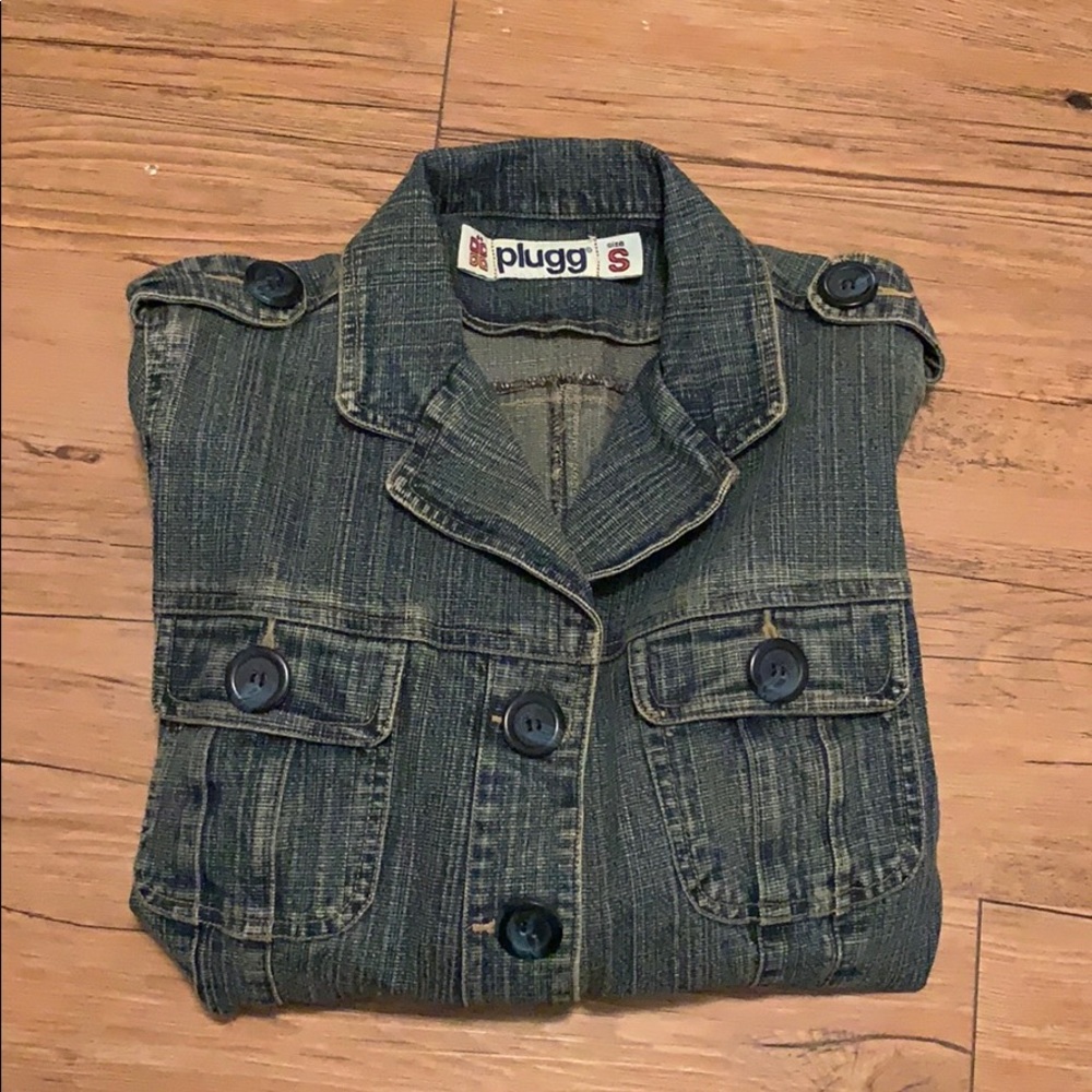 💙Plugg Denim Jacket💙